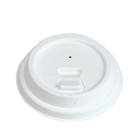 bagasse coffee cup lids 80mm