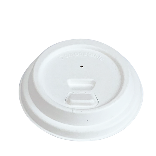 bagasse coffee cup lids 80mm