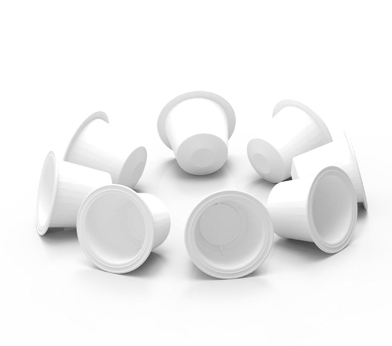 Plastic coffee capsules