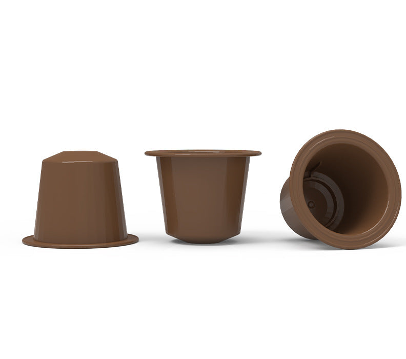 Plastic coffee capsules