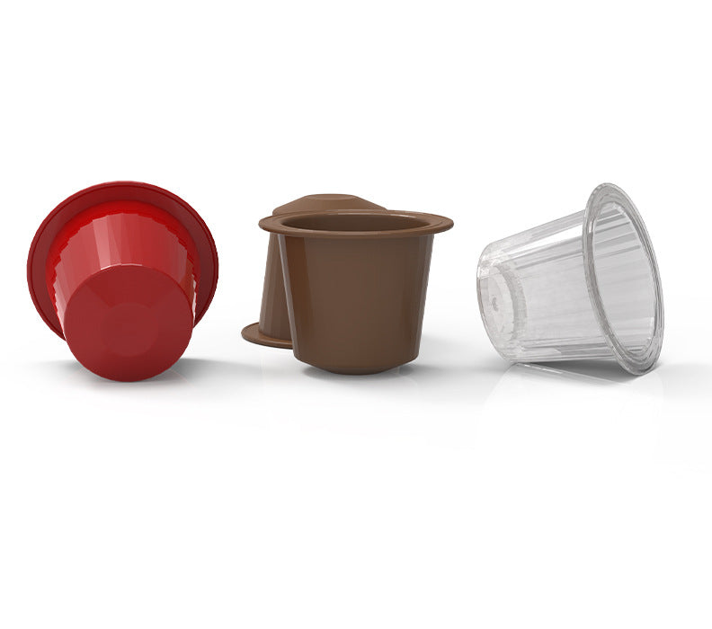 Plastic coffee capsules