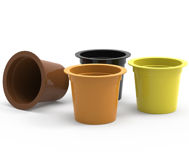 Plastic coffee capsule k-cup