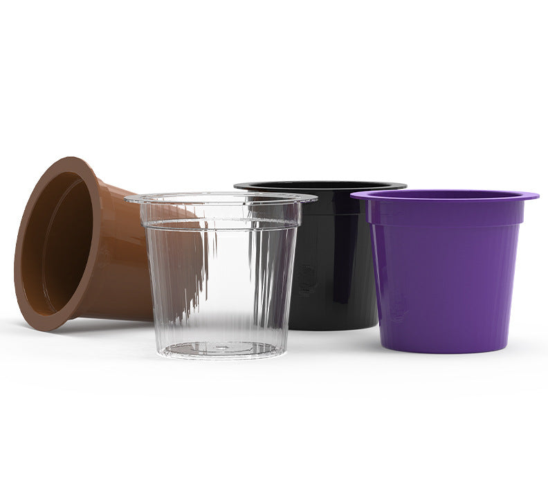 Plastic coffee capsule k-cup