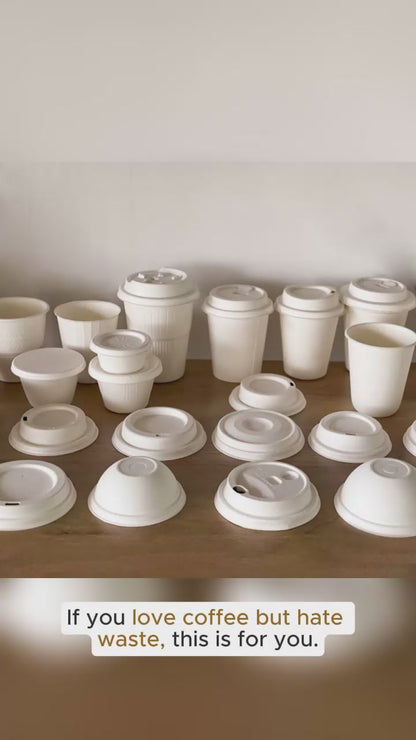 Eco-Friendly Composition Bagasse Coffee Cup