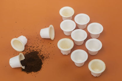 Empty Disposable Compostable Nespresso Coffee Pods